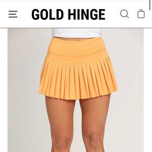 Orange gold hinge skirt sizes S and M🧡